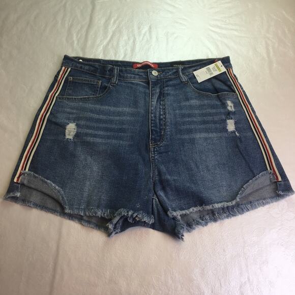 Unionbay Roxie Denim Shorts 1981 Blue size 17 - Picture 2 of 10